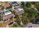 Waterfront property with fenced backyard, pool, and mature landscaping in a serene neighborhood setting at 843 37Th Ne Ave, St Petersburg, FL 33704