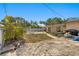 Spacious backyard with a pool, patio, and lush tropical landscaping at 843 37Th Ne Ave, St Petersburg, FL 33704