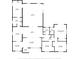 Detailed floor plan showcasing the layout of rooms, including the kitchen, dining area, and bedrooms at 843 37Th Ne Ave, St Petersburg, FL 33704