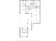 Detailed floor plan of the first floor with room dimensions and layout at 8946 Ivy Stark Blvd, Wesley Chapel, FL 33545