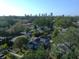 Aerial view of the home and neighborhood with downtown St. Petersburg skyline in the distance at 930 23Rd N Ave, St Petersburg, FL 33704