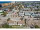 A serene aerial view of a residential area situated on a coastline at 103 146Th E Ave, Madeira Beach, FL 33708