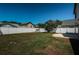 Large, fenced backyard providing a secure and private outdoor space at 10906 Kenbrook Dr, Riverview, FL 33578