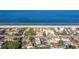 Gorgeous aerial view showcases beachfront property on the beach with amazing Gulf views at 1206 Gulf Blvd # C, Indian Rocks Beach, FL 33785