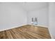 This bedroom is bright and features french doors that lead to a pool at 18238 Clear Lake Dr, Lutz, FL 33548