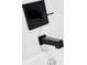 Modern matte black faucet and fixture at 18238 Clear Lake Dr, Lutz, FL 33548