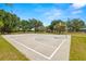 Outdoor basketball court provides recreational space for residents with hoops and ample playing area at 19505 Morden Blush Dr, Lutz, FL 33558