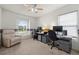 Bright bedroom with multiple desks, perfect for a home office or study space at 19505 Morden Blush Dr, Lutz, FL 33558