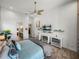 Bedroom featuring a ceiling fan and an en suite bathroom at 3484 Shore Dr, Safety Harbor, FL 34695