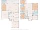 Detailed floor plan showcasing the layout of a spacious home with multiple bedrooms and living areas at 4024 Woods Rider Loop, Odessa, FL 33556