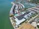 Stunning aerial view showcasing the community's waterfront location and amenities at 5980 Shore S Blvd # 403, Gulfport, FL 33707