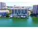 Waterfront condos boasting private docks and stunning views of the surrounding bay and city skyline at 600 Bayway Blvd # 304, Clearwater, FL 33767