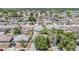 Aerial view of a residential neighborhood and surrounding greenery at 6333 Aberdeen Ave, New Port Richey, FL 34653