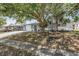 Charming single-story home featuring a decorative stone facade and a well-manicured front yard shaded by a mature tree at 6333 Aberdeen Ave, New Port Richey, FL 34653