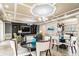 Elegant clubhouse featuring stylish seating, a TV, and a view of the community amenities at 7207 Peregrina Loop, Wesley Chapel, FL 33545