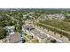 Drone shot of house, backyard, and neighborhood; highlights location and community at 7509 S Sherrill St, Tampa, FL 33616