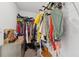 Walk-in closet offering ample hanging space and shelving for organized storage at 7509 S Sherrill St, Tampa, FL 33616