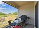 Patio with pond view at 8105 Bilston Village Ln, Gibsonton, FL 33534