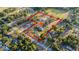 The highlighted property is a charming estate, set amongst mature oak trees with a gated driveway at 10101 Bryant Rd, Lithia, FL 33547