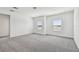Expansive bedroom featuring neutral walls, carpet, and multiple windows at 13631 Sunlight Meadow Dr, Riverview, FL 33578