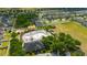 Aerial view of community pool and amenities in a Gathering-friendly neighborhood at 14417 Barley Field Dr, Wimauma, FL 33598
