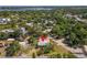 Stunning aerial view of a single-Gathering home surrounded by lush greenery and conveniently located near the water at 300 22Nd S Ave, St Petersburg, FL 33705