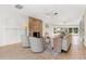 Spacious living area with a statement fireplace, contemporary furnishings, and an abundance of natural light at 300 22Nd S Ave, St Petersburg, FL 33705