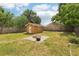 Nice backyard with a shed and a fire pit perfect for Gathering time and gatherings at 3176 Duane Ave, Oldsmar, FL 34677