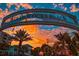 Welcome to Indian Rocks Beach sign with a beautiful sunset sky backdrop and palm trees at 399 C 2Nd St # 313, Indian Rocks Beach, FL 33785
