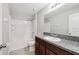 Bathroom featuring a tub, granite vanity, and modern fixtures at 4183 Ballantrae Blvd, Land O Lakes, FL 34638
