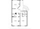 Upstairs floor plan view featuring bedrooms, bathrooms, walk-in closet and a lofted area with staircase at 6352 W Maclaurin Dr, Tampa, FL 33647