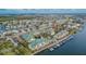 Waterfront condos with boat docks and community pool provide a luxurious living experience along the water at 6414 Sunset Bay Cir, Apollo Beach, FL 33572