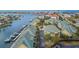 Waterfront condos featuring private boat slips and views of the harbor and ocean beyond at 6414 Sunset Bay Cir, Apollo Beach, FL 33572