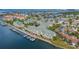 Scenic waterfront condos featuring private boat slips and community pool at 6414 Sunset Bay Cir, Apollo Beach, FL 33572