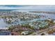 Aerial view of waterfront community and the coast at 6414 Sunset Bay Cir, Apollo Beach, FL 33572
