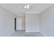 Bedroom with neutral paint, carpet, a ceiling fan, and access to the bathroom at 6414 Sunset Bay Cir, Apollo Beach, FL 33572