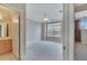 View of bedroom from doorway, featuring neutral walls, carpet flooring, and a ceiling fan at 6414 Sunset Bay Cir, Apollo Beach, FL 33572
