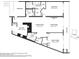 Detailed floor plan showcasing the layout of the property, including the kitchen, living room, and bedroom at 7540 Sunshine Skyway S Ln # 217, St Petersburg, FL 33711