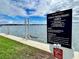 Community kayak launch with posted rules for residents at 7540 Sunshine Skyway S Ln # 217, St Petersburg, FL 33711