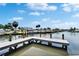 Dock in Bay Crest Park, offering waterfront access to canals and the bay at 8702 Driftwood Dr, Tampa, FL 33615