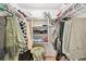 Walk in closet with ample hanging and storage space, maximizing organization at 9945 47Th N Ave # 208, St Petersburg, FL 33708