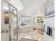 Bathroom with separate shower and tub, plus double sinks at 13553 Glaze Brook Dr, Hudson, FL 34667