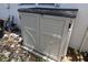 The outdoor storage unit is designed for durable, weather-resistant storage of equipment and gardening supplies at 1525 Albemarle Ct, Dunedin, FL 34698