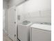 Laundry room with washer and dryer at 206 S Tampania Ave # 4, Tampa, FL 33609