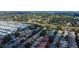 An aerial view of the neighborhood, featuring well-maintained homes and lush landscaping at 2547 Stony Brook Ln, Clearwater, FL 33761