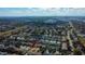 An aerial view showing the property's location within a tranquil, tree-lined community at 2547 Stony Brook Ln, Clearwater, FL 33761