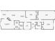 Detailed floor plan with dimensions, showing the layout of all the rooms in the house at 2547 Stony Brook Ln, Clearwater, FL 33761