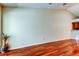 Spacious living room with hardwood floors, neutral walls and vaulted ceilings at 2547 Stony Brook Ln, Clearwater, FL 33761