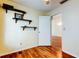 Room features hardwood floors and shelves at 2547 Stony Brook Ln, Clearwater, FL 33761