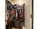 Walk-in closet filled with ample storage space and organized shelving for clothes and accessories at 3000 Jacob Crossing Ln, Holiday, FL 34691